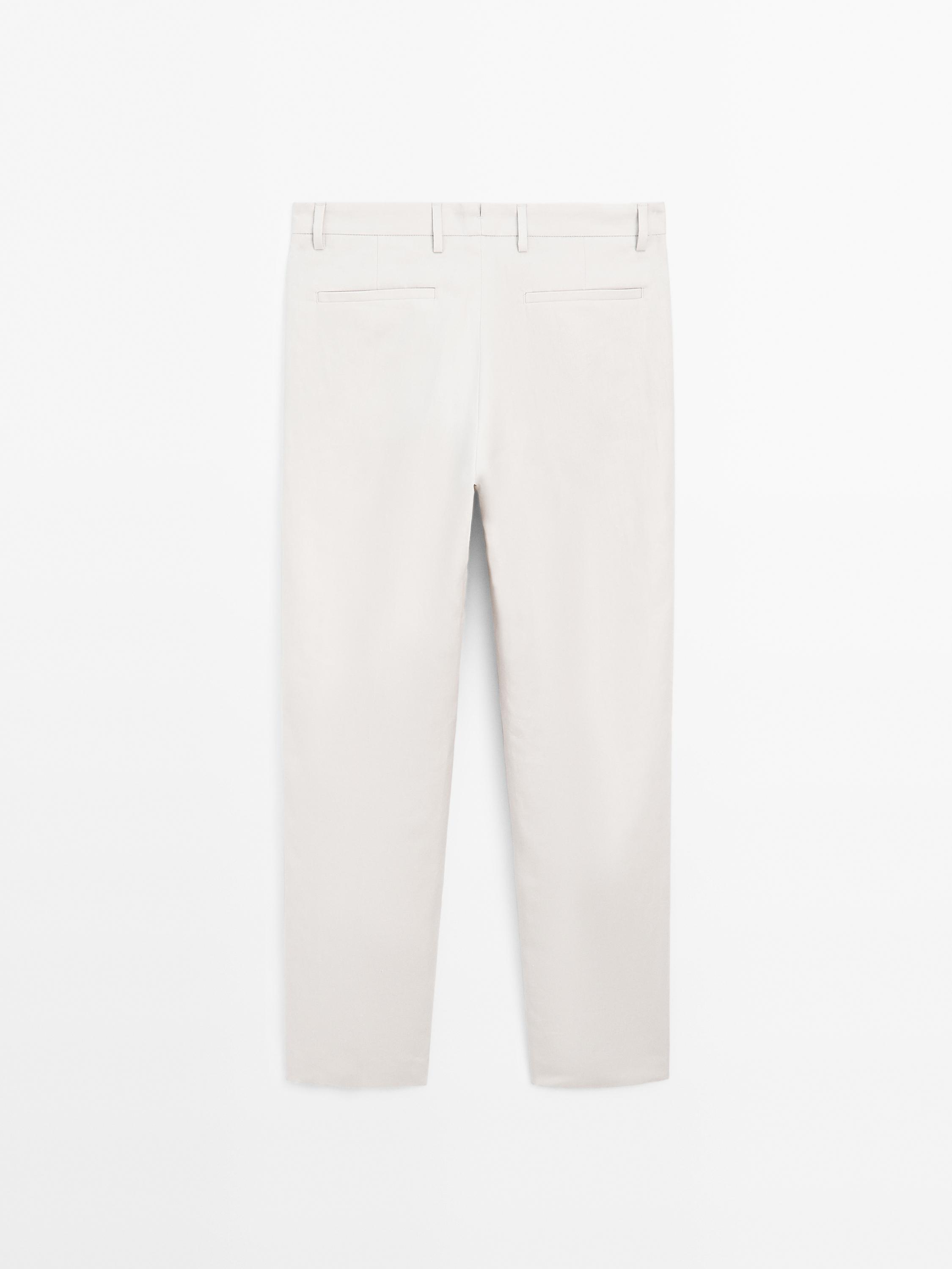 Pantalon de tailleur 100 % lin